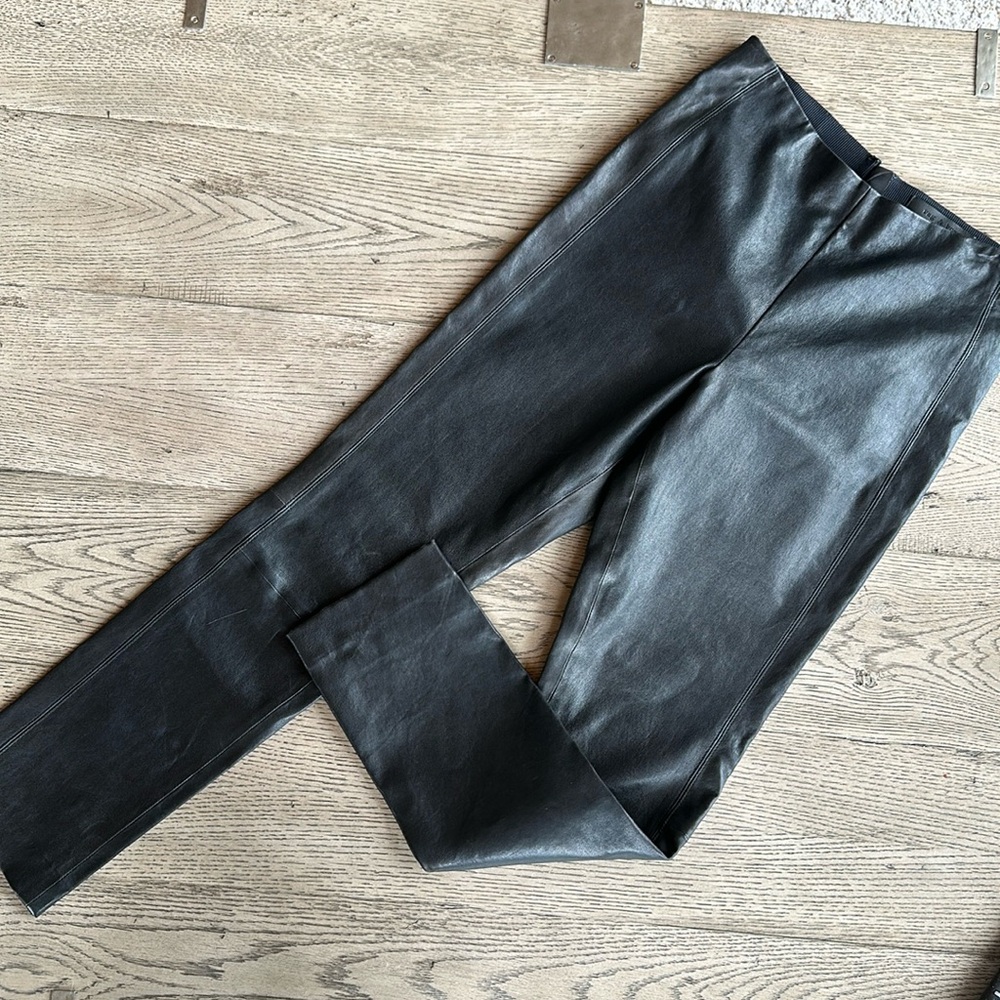 Rag & Bone black leather tights size 8